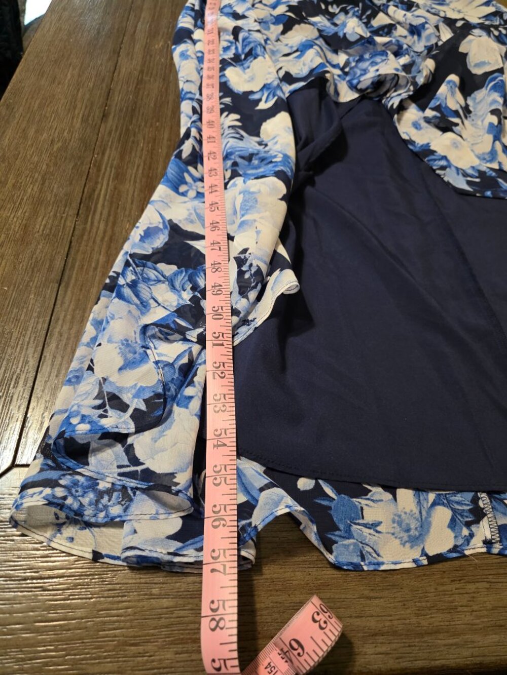 Eliza J Obi Floral High Low Dress NWT Size 8 Wedding Guest Garden Party Repaired - Picture 3 of 14